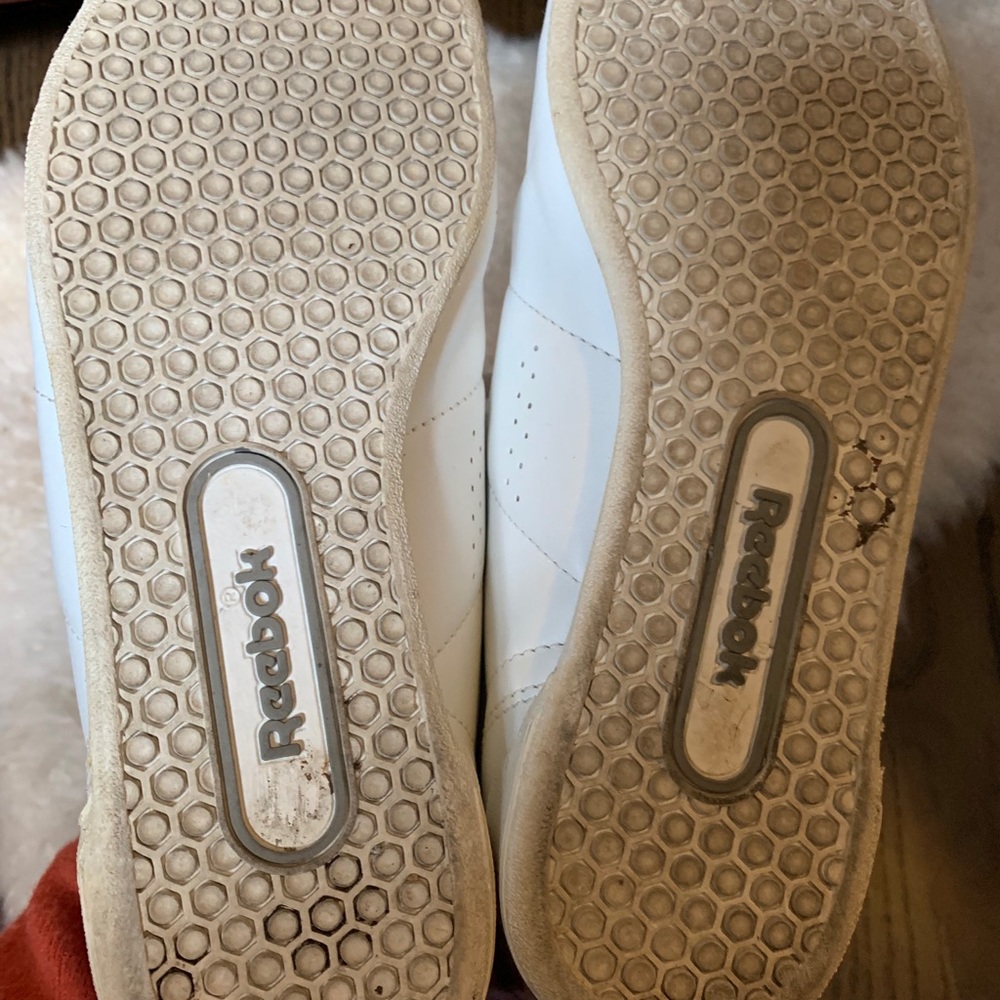 Vintage white sneakers